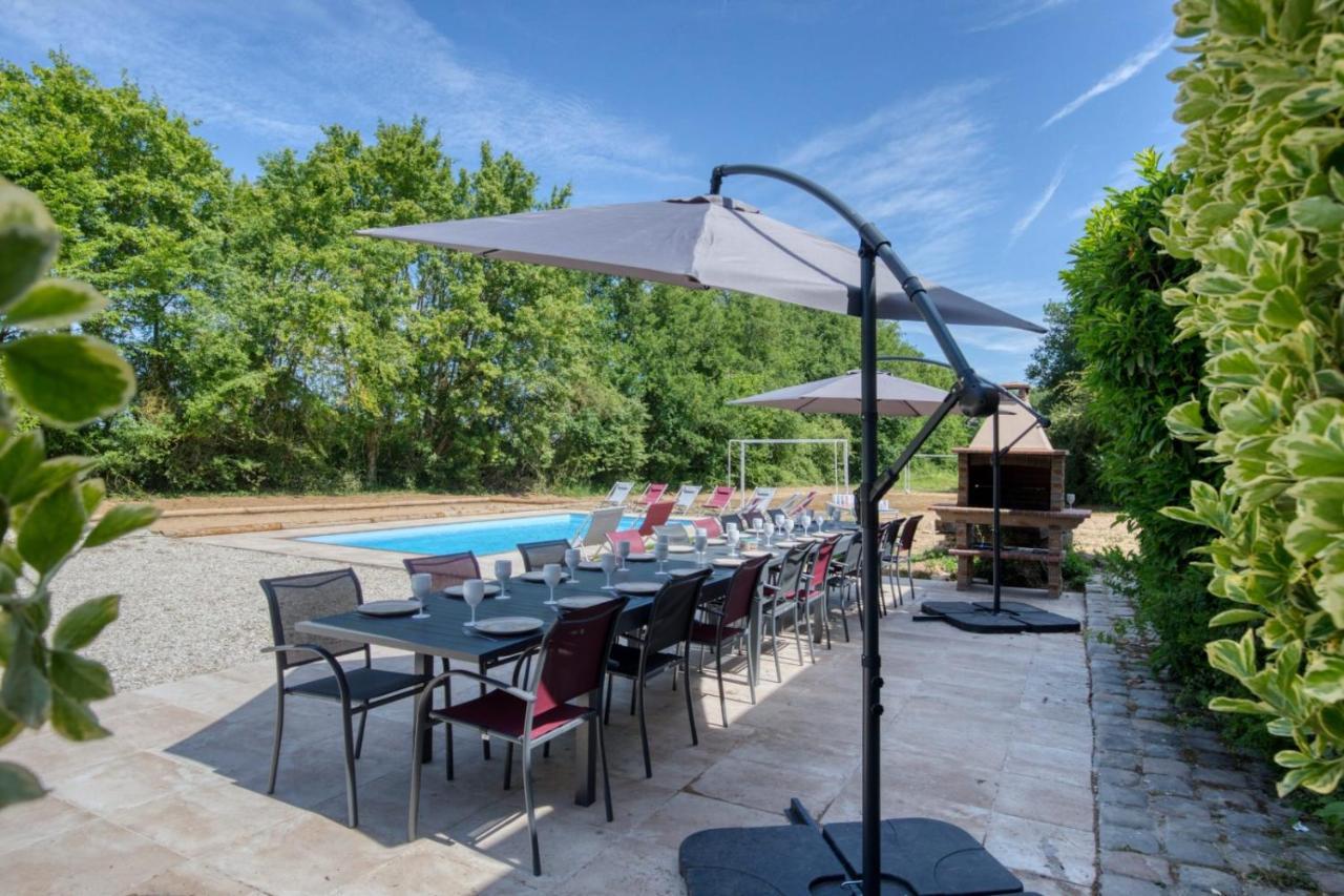 Crazy Villa Le Petit Belair 18 - Heated Pool - Foot - 2H Paris - 30P โอบิญี-ซูร์-แนร์ ภายนอก รูปภาพ