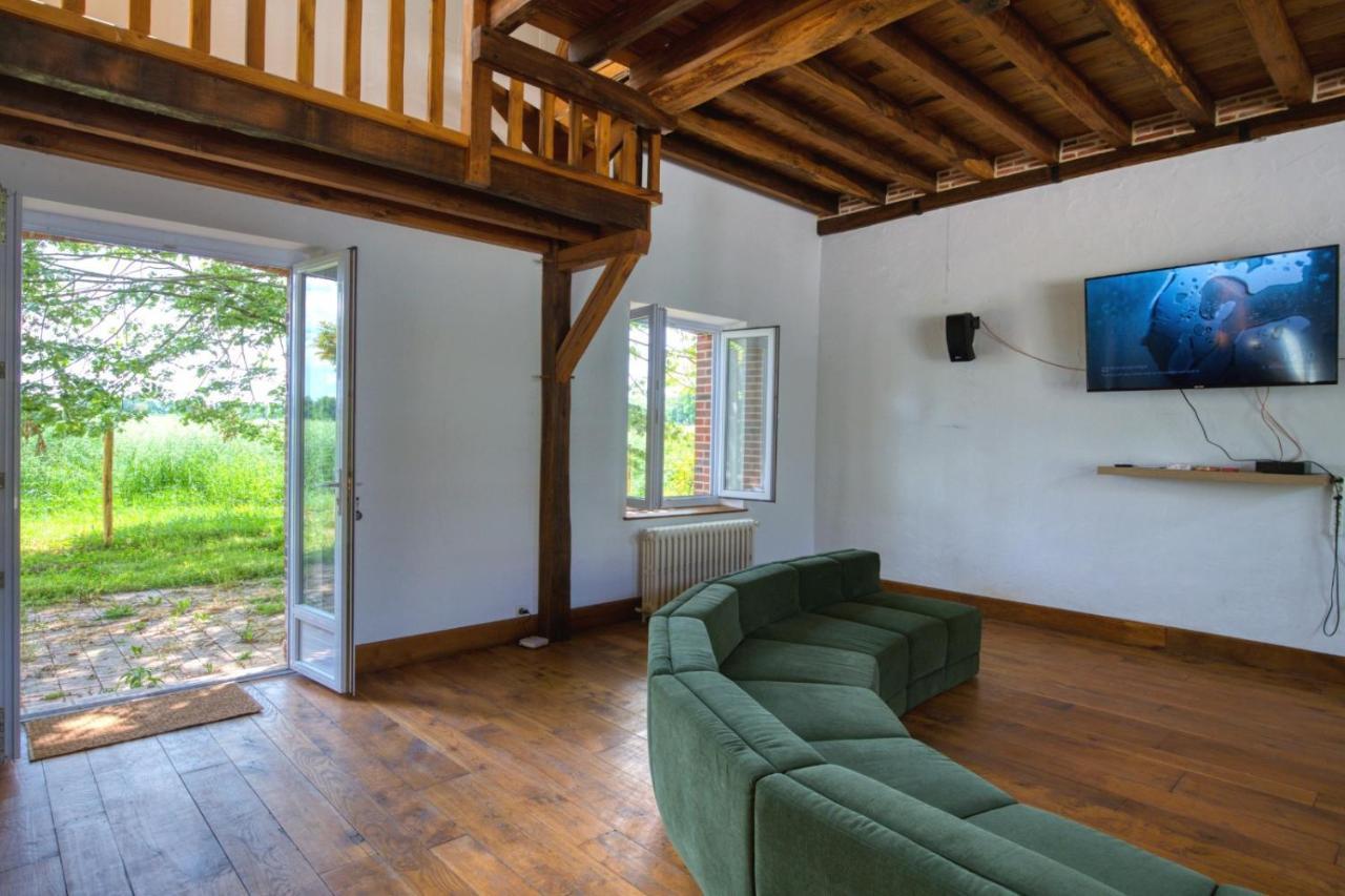 Crazy Villa Le Petit Belair 18 - Heated Pool - Foot - 2H Paris - 30P โอบิญี-ซูร์-แนร์ ภายนอก รูปภาพ