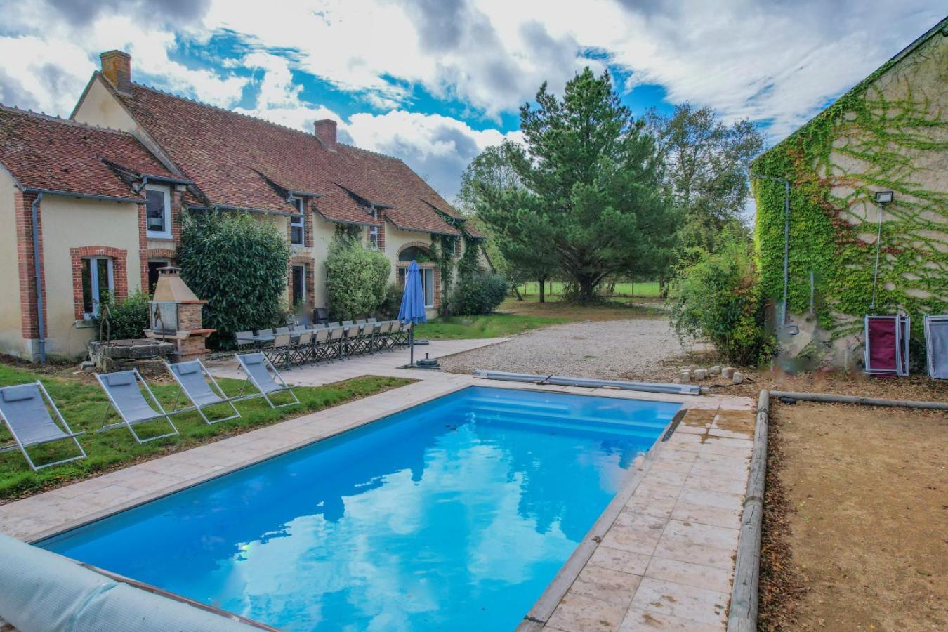 Crazy Villa Le Petit Belair 18 - Heated Pool - Foot - 2H Paris - 30P โอบิญี-ซูร์-แนร์ ภายนอก รูปภาพ