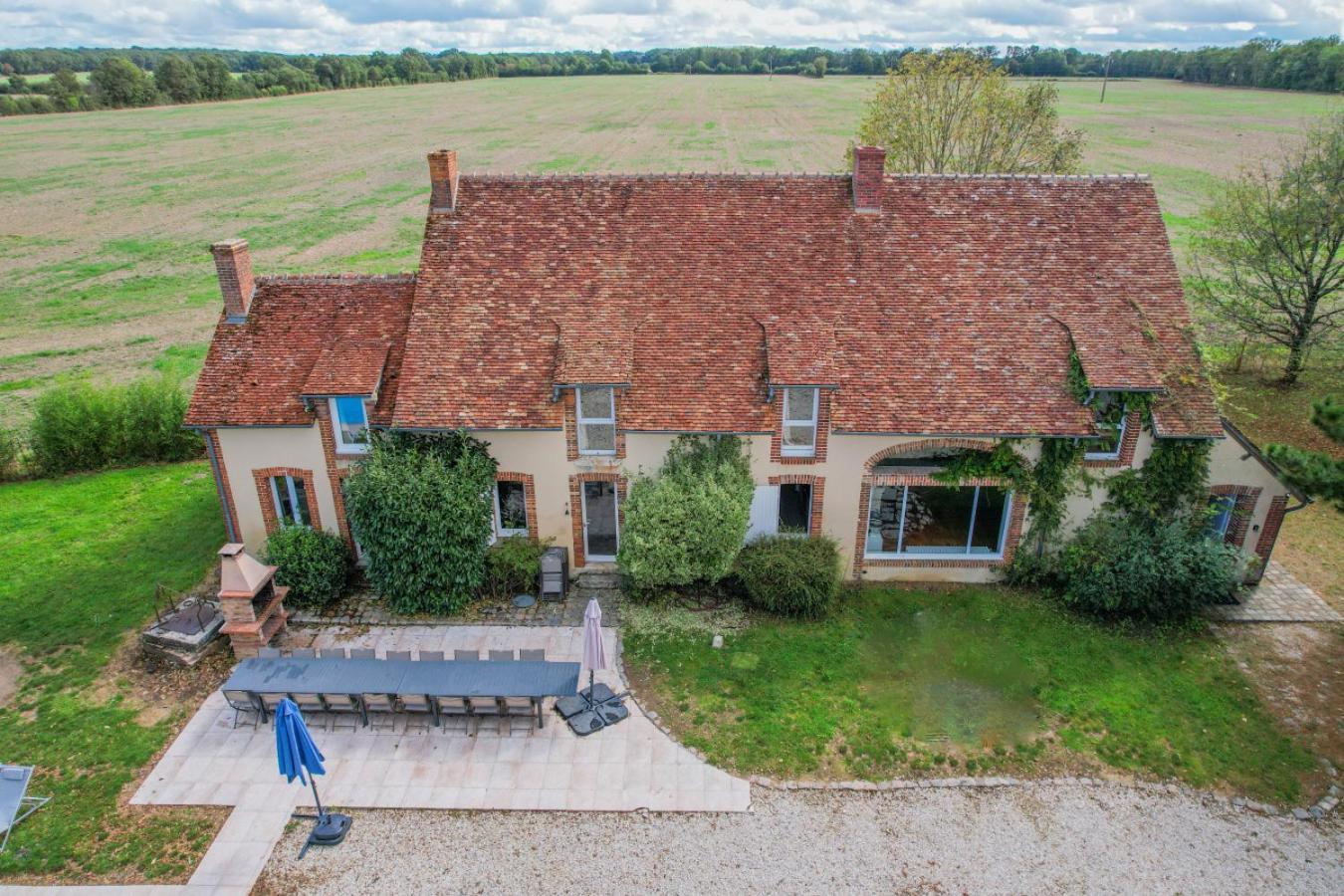 Crazy Villa Le Petit Belair 18 - Heated Pool - Foot - 2H Paris - 30P โอบิญี-ซูร์-แนร์ ภายนอก รูปภาพ