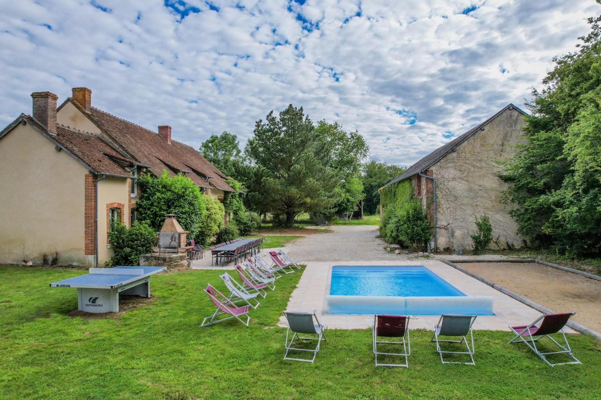 Crazy Villa Le Petit Belair 18 - Heated Pool - Foot - 2H Paris - 30P โอบิญี-ซูร์-แนร์ ภายนอก รูปภาพ