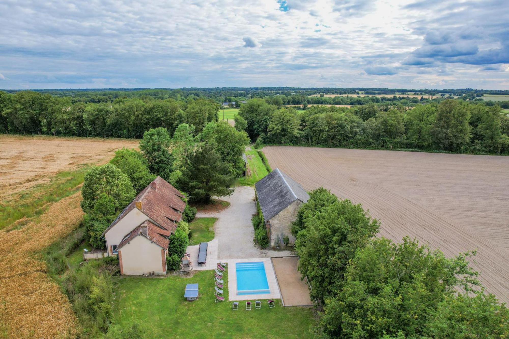 Crazy Villa Le Petit Belair 18 - Heated Pool - Foot - 2H Paris - 30P โอบิญี-ซูร์-แนร์ ภายนอก รูปภาพ
